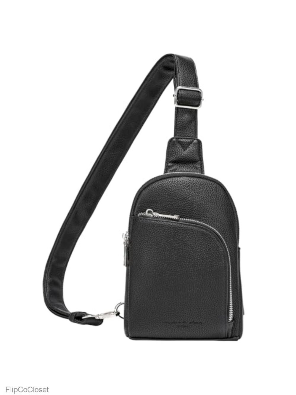 RFID Blocking Vegan Leather Anti Theft Crossbody Sling Bag